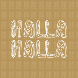 Halla Halla logo.