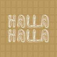 Halla Halla logo.